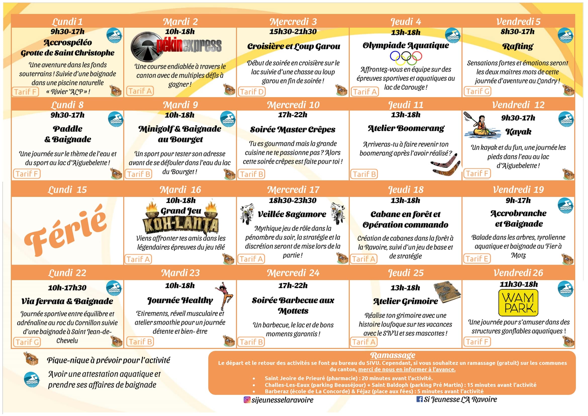programme aout verso