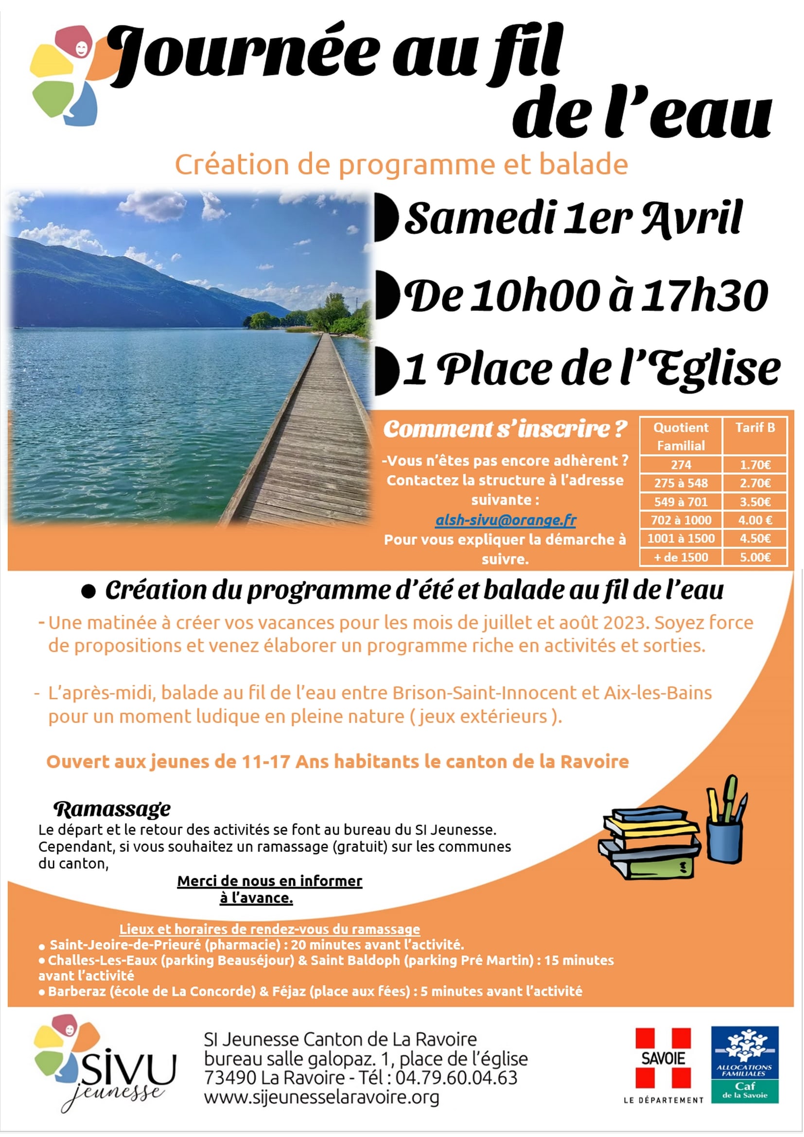 affiche au fil de l'eau