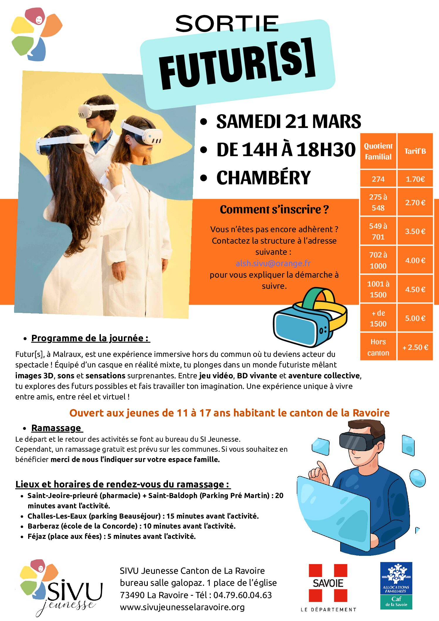 Sortie Futur(s) le 21 mars 2026 de 14 h à 18 h 30